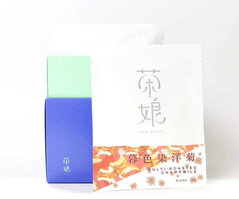 暮色染洋菊 | 缓和疲惫感 | 决明子&洋甘菊+暮焙茶 | 天然无添加 | 新式花草茶 | 3包入【茶娘Chaniang】 - 茶 - 植物．花 橘色