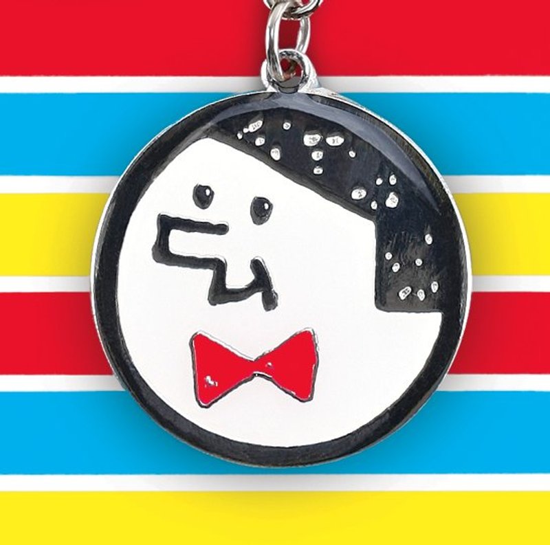 你好！钥匙圈 - 吊饰 - 其他金属 白色