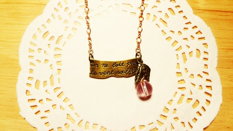 复刻记忆｜创作短项链-爱的信笺(唯一的一款) - 项链 - 其他材质 白色