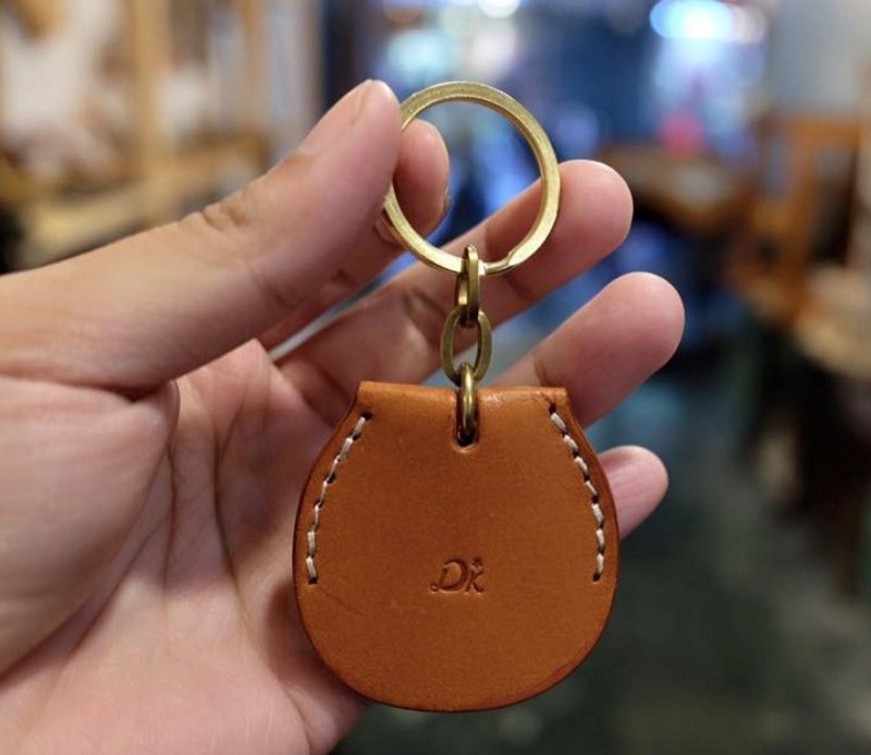 手工制作 植韖革 电梯磁卡皮套 定制化英文名字打印 Dreamkaban - 皮件 - 真皮 