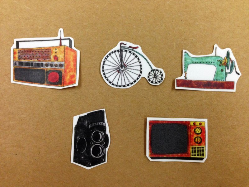 屁塘古董店贴纸 - 贴纸 - 其他材质 多色