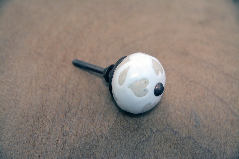 陶瓷门把＿白色爱心＿公平贸易 - 摆饰 - 其他材质 白色