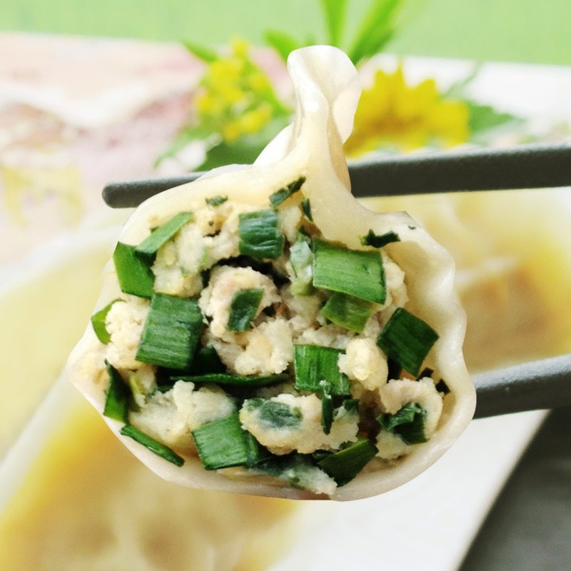 【大妹子手工水饺】韭菜猪肉水饺(35入/包) 冷冻水饺 熟食小吃 - 熟食小吃 - 新鲜食材 
