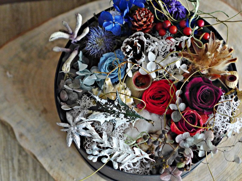 Flower garden 不凋花礼盒 - 植栽/盆栽 - 植物．花 蓝色