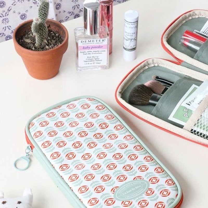 Dessin x Iconic-Pattern万用笔袋包V.2-蒲公英,ICO82996 - 铅笔盒/笔袋 - 真皮 多色