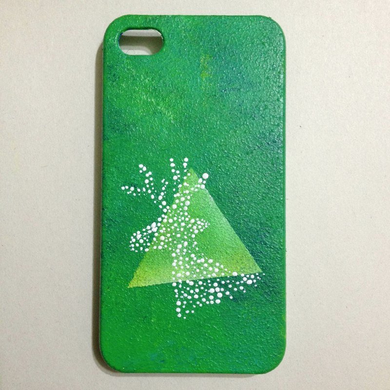 【手机壳上的小几何】鹿鹿头 - 手机壳/手机套 - 塑料 绿色
