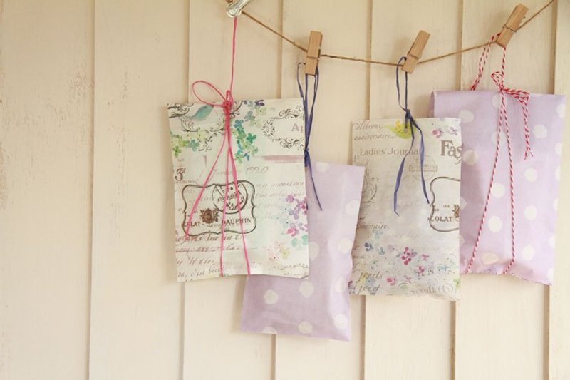 小平口袋--紫色巴黎 - 木工/竹艺/纸艺 - 纸 粉红色