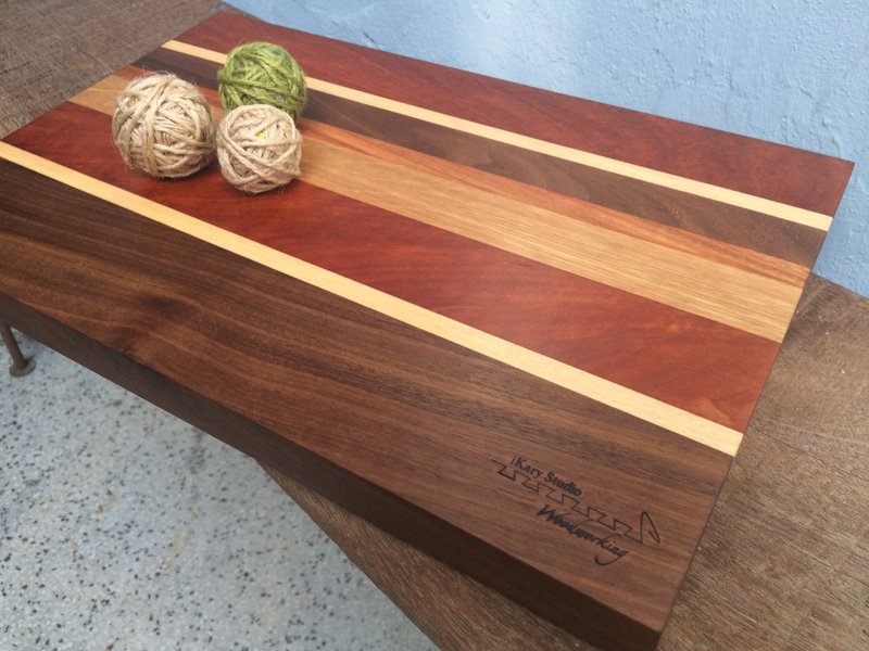 原木砧板～条纹风 - 厨房用具 - 木头 咖啡色