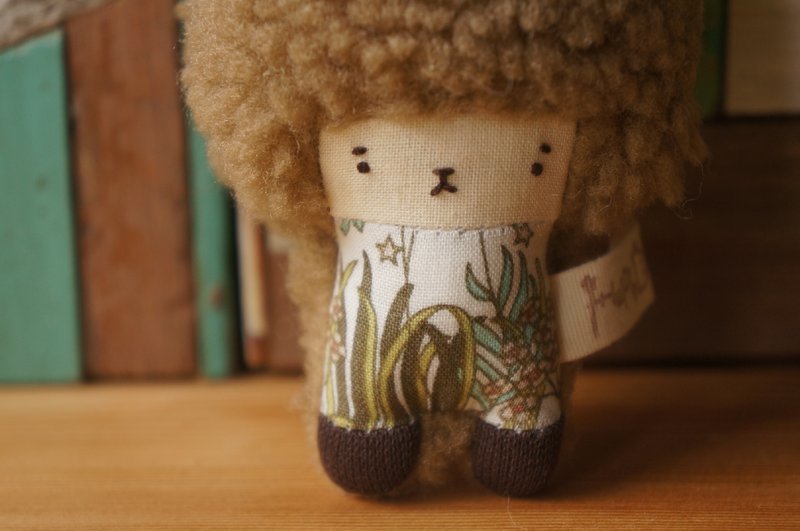 朵儿小兔娃娃-星空小草 - 吊饰 - 其他材质 咖啡色