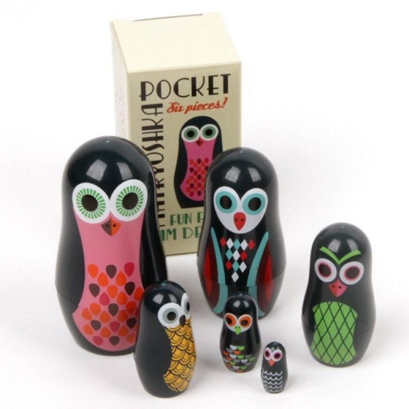 瑞典 OMM X Ingela 口袋版迷你猫头鹰 - 其他 - 塑料 黑色