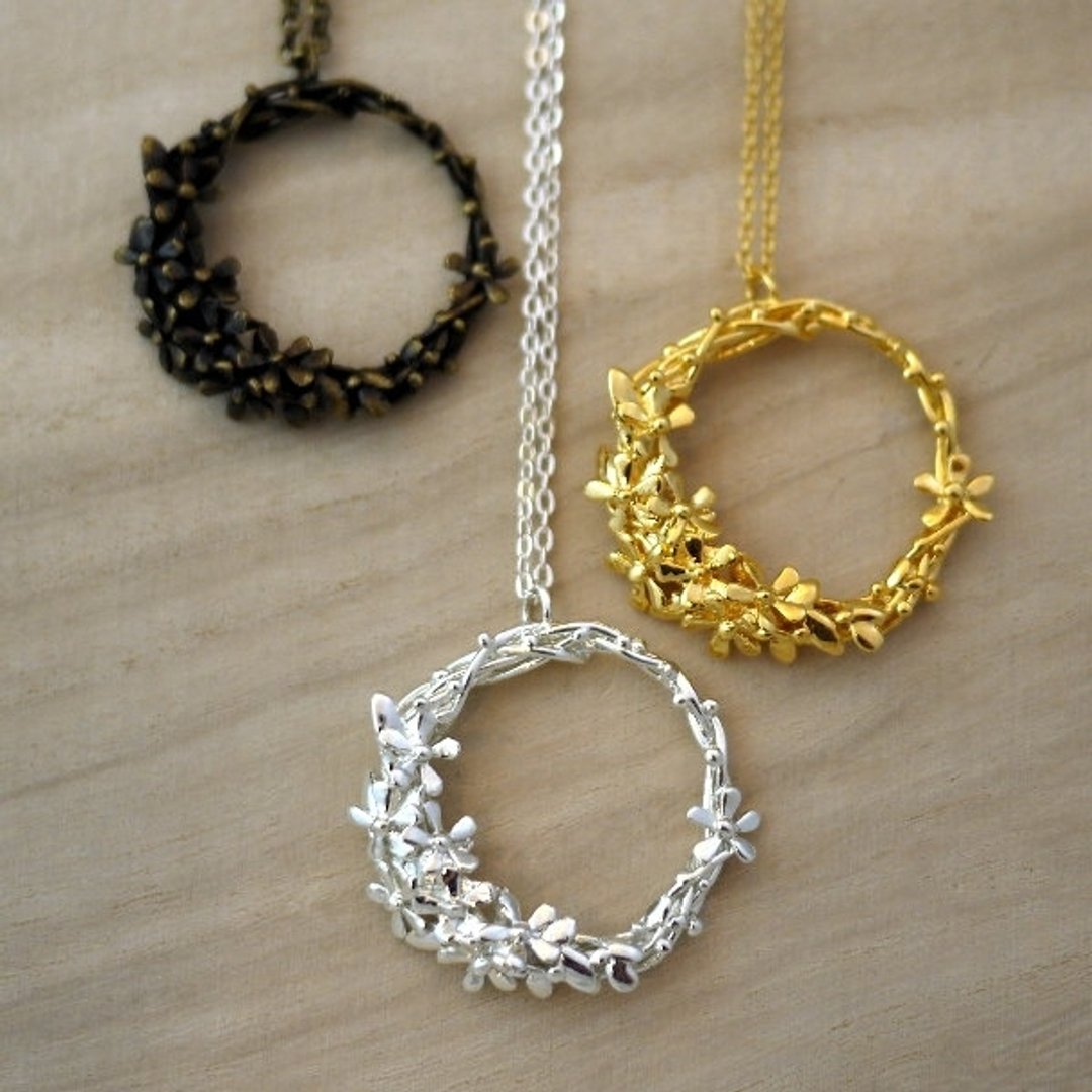 【金夏琳 · 饰品】 花园N0.1 金/银/古铜 三色 - 项链 - 其他金属 