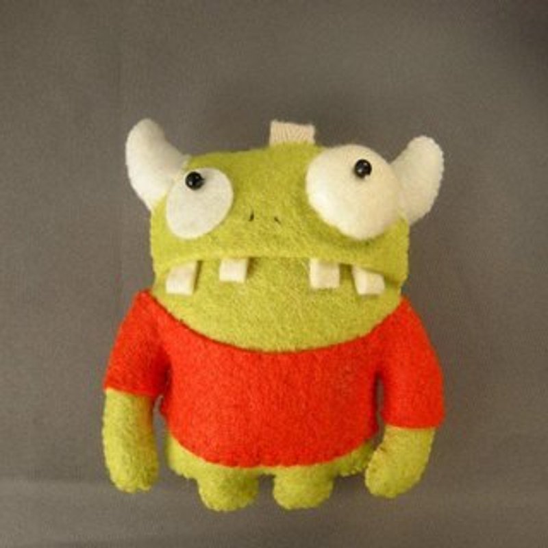 《Hello！Seven 》七怪  绿怪小史·创意解闷玩偶·吊饰·附赠小卡 - 吊饰 - 其他材质 