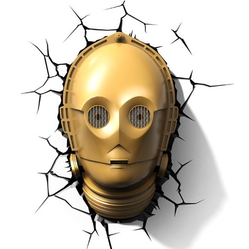 3D Light FX - Star Wars EP7 Series C-3PO - 3D立体造型灯 星际大战EP7系列 C-3PO - 灯具/灯饰 - 塑料 金色