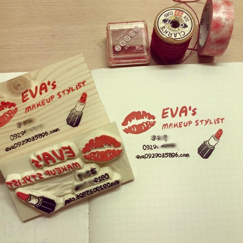 手工订制店章*手工印章*橡皮擦印章*定制化 - 印章/印台 - 其他材质 多色