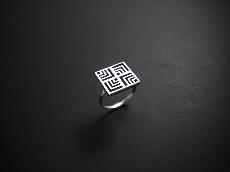 现代中国风系列 New China Collection -晋爵戒 - 戒指 - 其他金属 白色