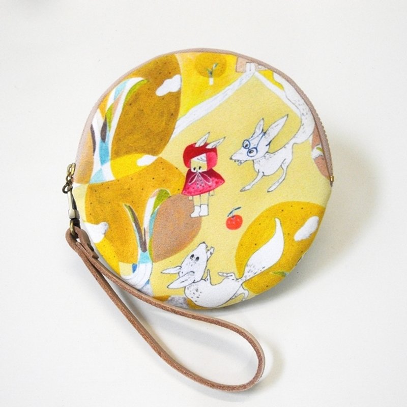 【小红帽的冒险 】手机包/手拿包/clutch。免运费。 - 手拿包 - 其他材质 黄色