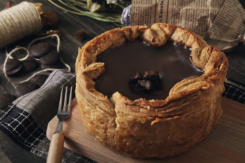 巧克力雪融千层起士烧 - 蛋糕/甜点 - 新鲜食材 咖啡色