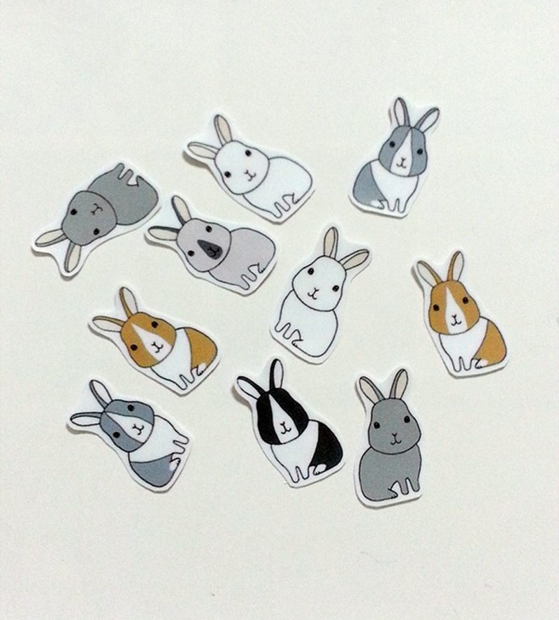 兔。贴纸(综合s) - 贴纸 - 纸 