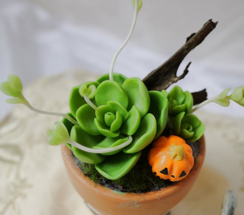疗愈肉肉小盆栽 - 仿真多肉植物 - 植栽/盆栽 - 其他材质 绿色