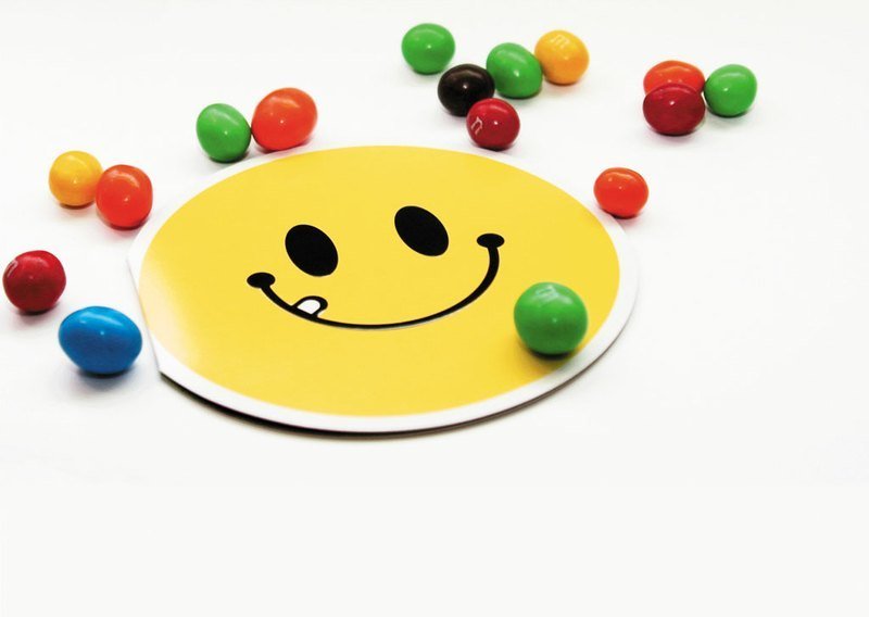 趣味数位卡片-Sooo Happy - 卡片/明信片 - 纸 黄色