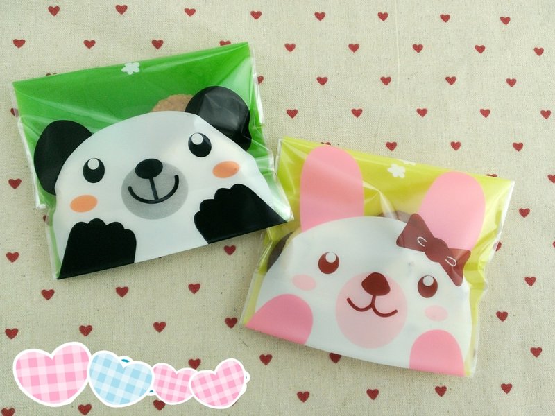 可爱熊熊和兔兔。巧克力手工饼干 (婚礼小物 / 生日饼干) - 手工饼干 - 新鲜食材 咖啡色