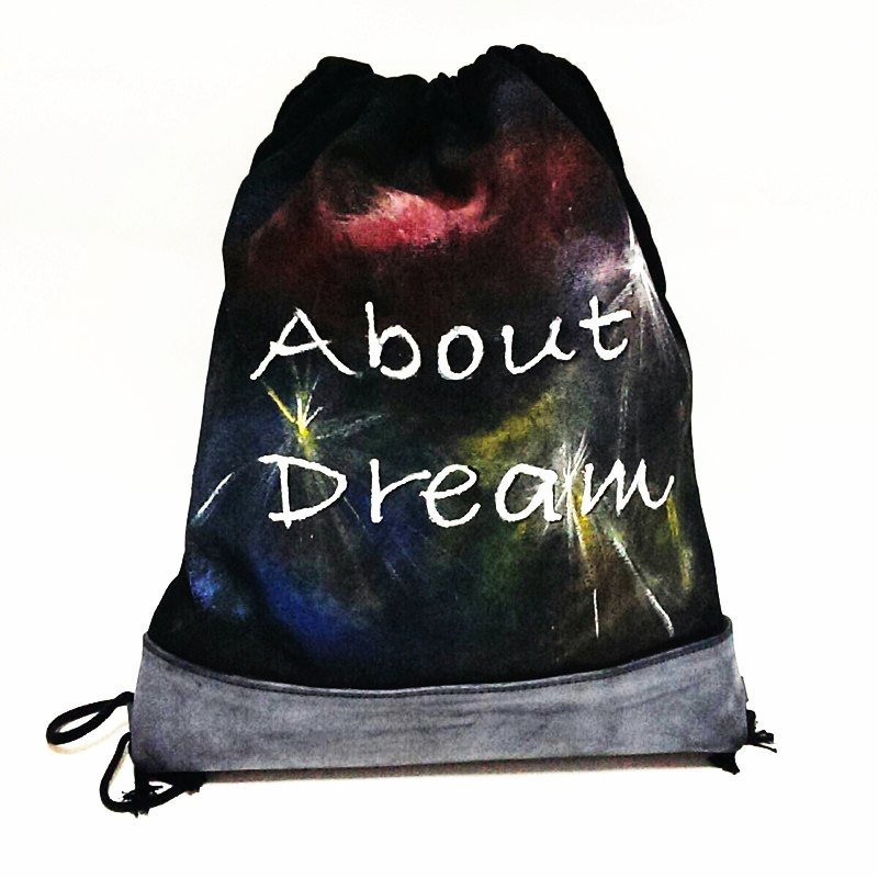 【梦想限定宇宙束口包】不怕撞包，因为只有我们有。 - 其他 - 真皮 黑色