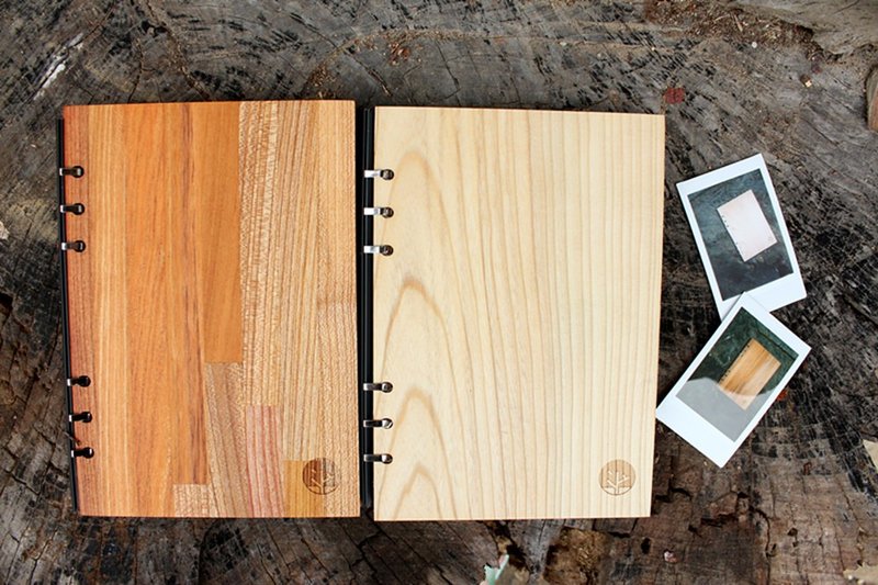 万用手帐　可加购定制雷刻、可换内页、实木封面 - 笔记本/手帐 - 木头 