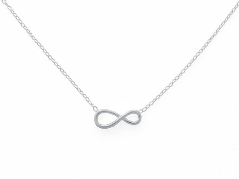 爱无限 纯银项炼 - 项链 - 其他金属 灰色