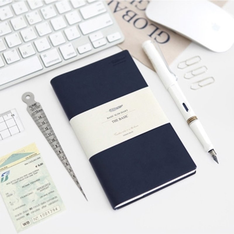 Dessin x Indigo-简单生活随身年历-海军蓝,IDG00158 - 年历/台历 - 纸 蓝色