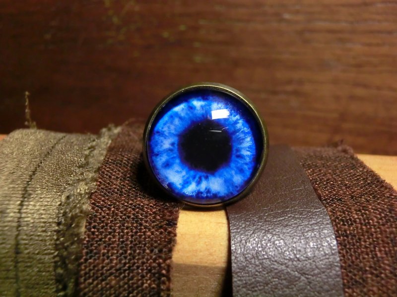 宝蓝 - 瞳孔戒 - 戒指 - 其他金属 蓝色