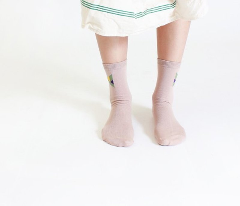 万花筒3/4袜 - 袜子 - 其他材质 