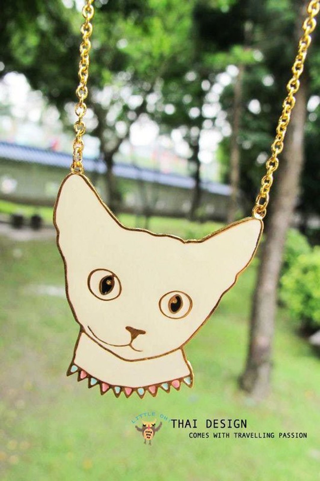 猫咪儿  设计长炼 - 项链 - 其他金属 