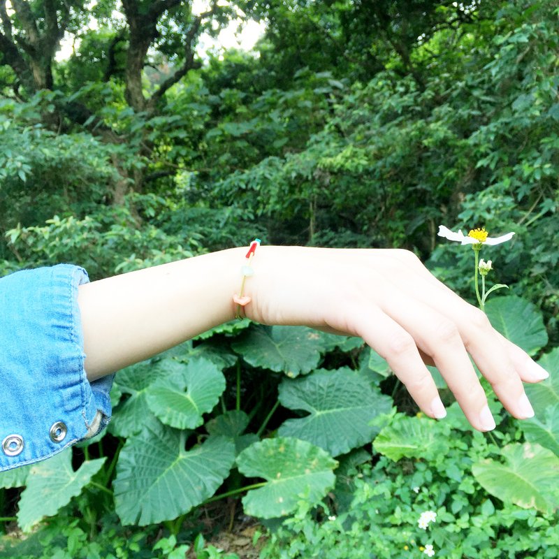 我们都是一家人（黄铜手圈） - 手链/手环 - 其他金属 咖啡色