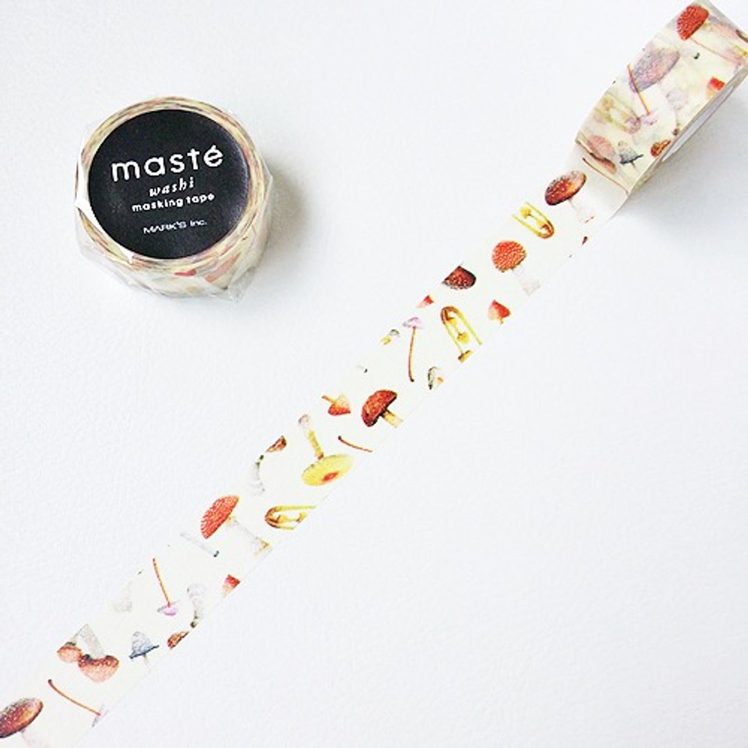 maste 和纸胶带 Multi．Nature【蘑菇(MST-MKT56-A)】 - 纸胶带 - 纸 多色