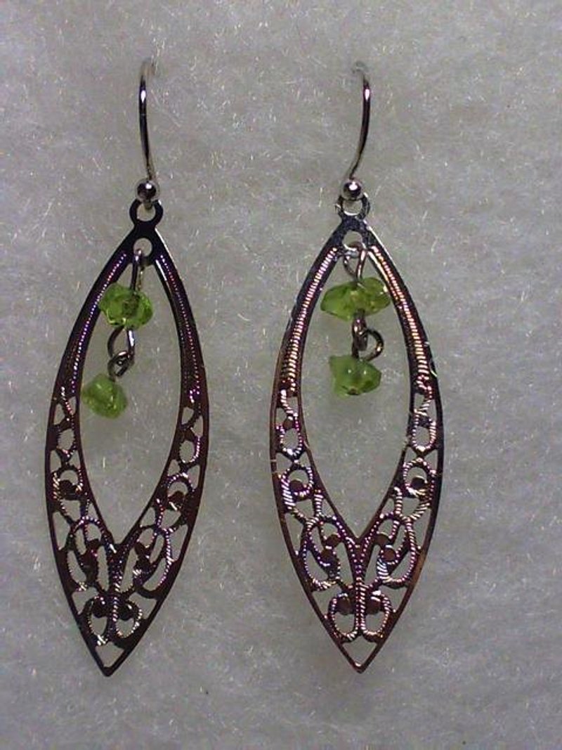 复古 - 耳环/耳夹 - 其他材质 