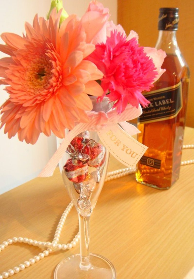 Flower Daily 情人节 限量 · 甜蜜花礼杯 ♥ - 植栽/盆栽 - 植物．花 