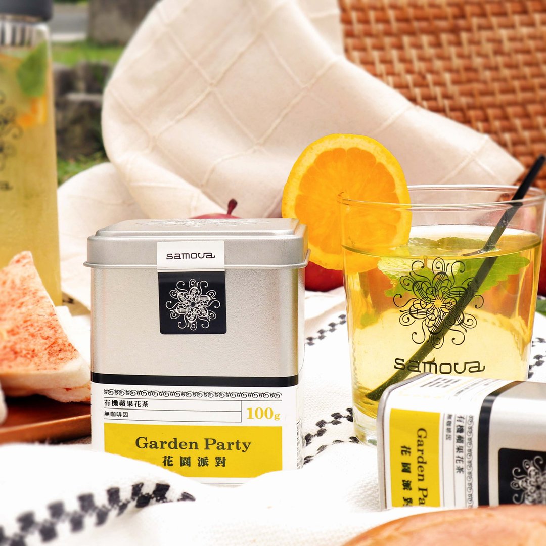 【Tea Tin 原叶马口铁】无咖啡因 苹果花茶 花园派对 20-100g - 茶 - 植物．花 黄色