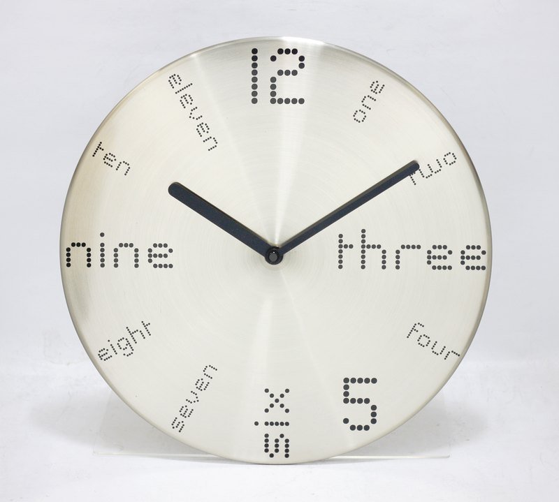 铁之信念 时尚挂钟 - 时钟/闹钟 - 其他金属 灰色