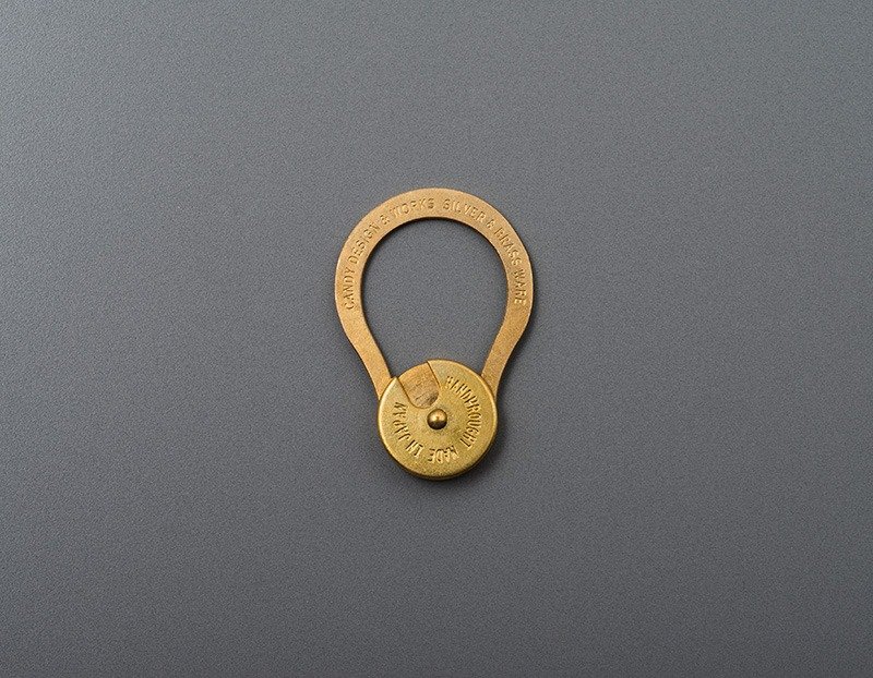 Candy Design & Works  - Dolphy复古钥匙圈(铜色) - 钥匙链/钥匙包 - 其他金属 