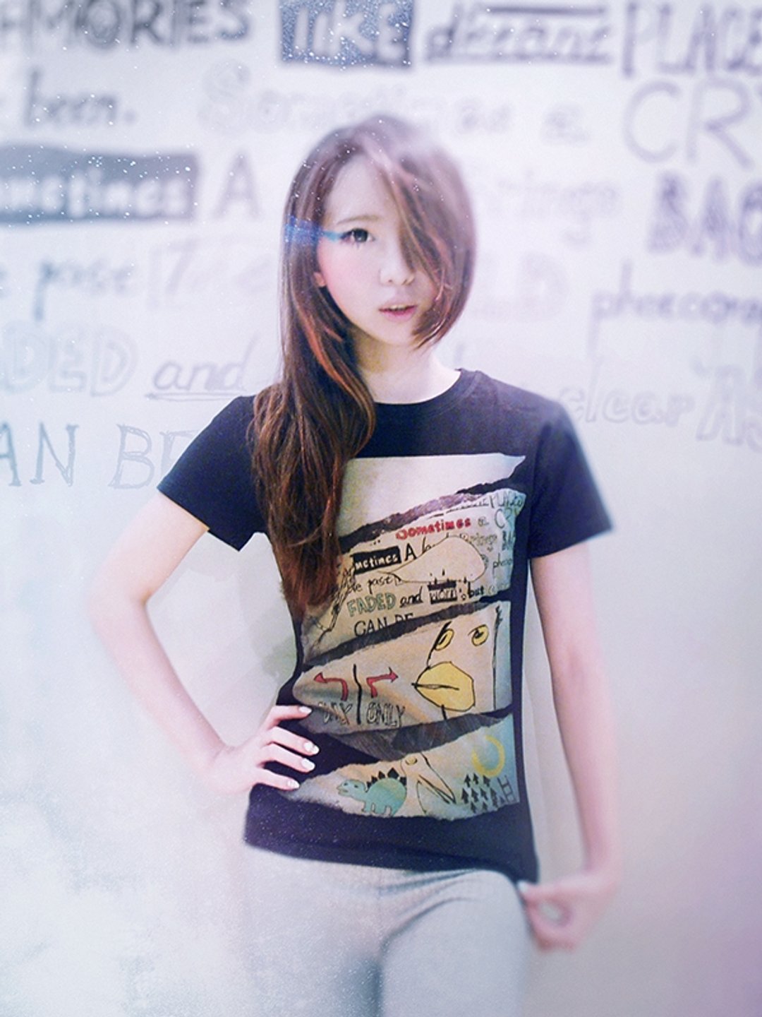 Incidents / T-Shirt (黑) - 女装 T 恤 - 其他材质 黑色