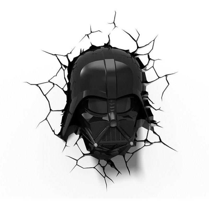 3D Light FX - Star Wars EP7 Series Darth Vader Helmet  - 3D立体造型灯 星际大战EP7系列 黑武士头盔 - 灯具/灯饰 - 塑料 黑色