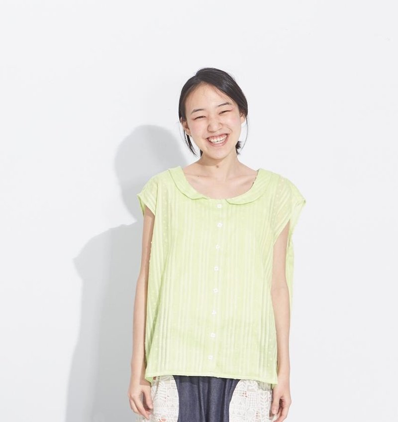 ‘假装是绿衬衫’ - 女装衬衫 - 其他材质 绿色