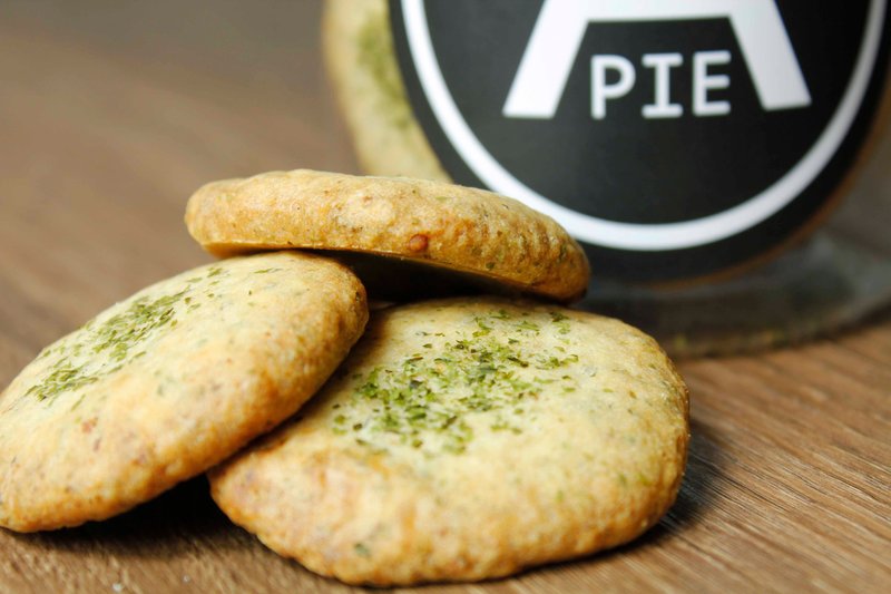 【Apie烘焙研究中心】手工海苔起司饼干/210g±10% - 手工饼干 - 新鲜食材 绿色