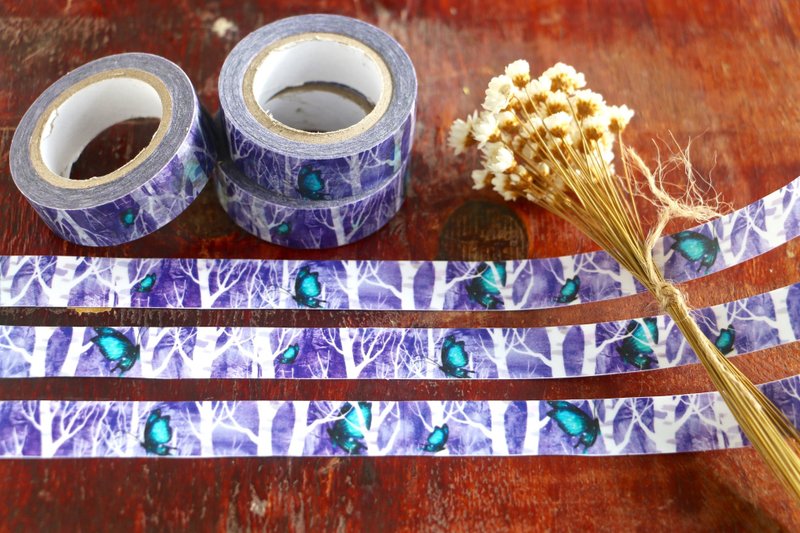 Aloha 和纸胶带 蝴蝶 - 纸胶带 - 纸 多色