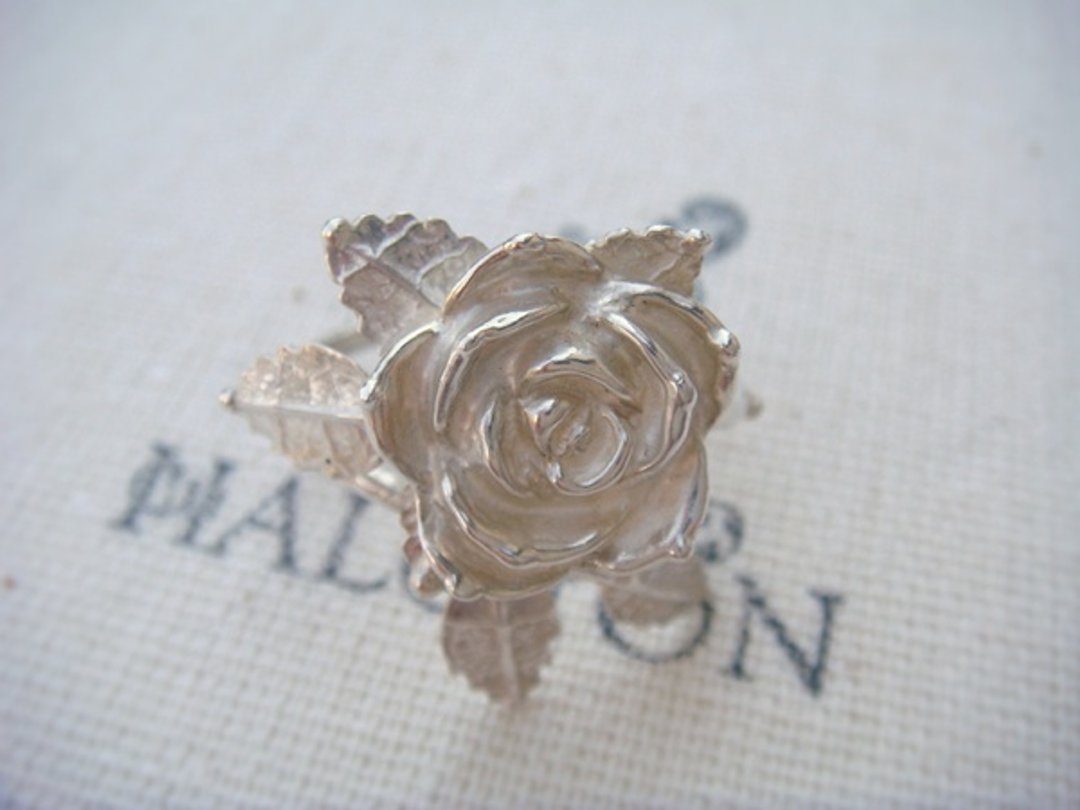 The Rose Ring - 戒指 - 其他金属 白色