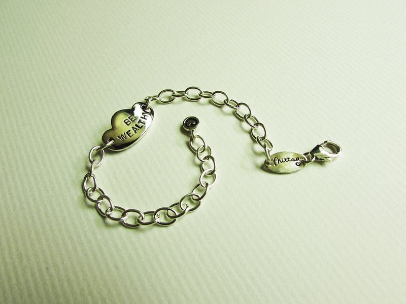 wealthy mountain bracelet 元宝山手链 | 女性手链 伴娘礼 谢礼 - 手链/手环 - 银 银色
