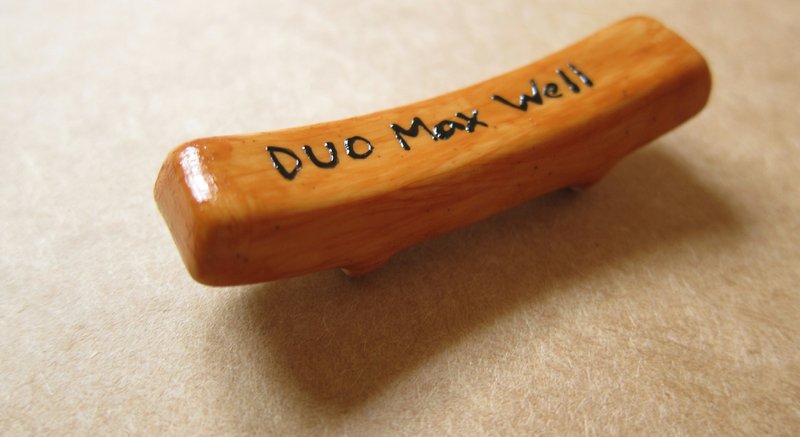 (情人节礼物预售中)定制化陶瓷筷架(可定制烤上名子喔！) - 筷子/筷架 - 其他材质 咖啡色