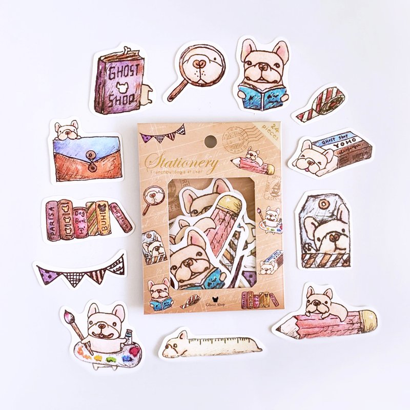 造型贴纸包(复刻)-法斗文房具 - 贴纸 - 纸 