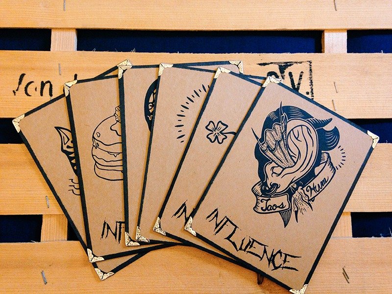 酷卡---厚牛皮纸系列 - 卡片/明信片 - 纸 金色