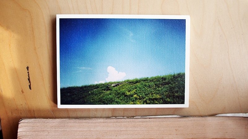 OldNew Lady-摄影明信片【白云】 C1 - 卡片/明信片 - 纸 蓝色